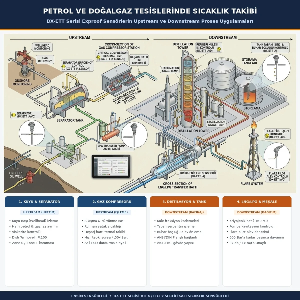 Petrol ve Doğalgaz Sektöründe Upstream’den Downstream’e Tam Güvenlik